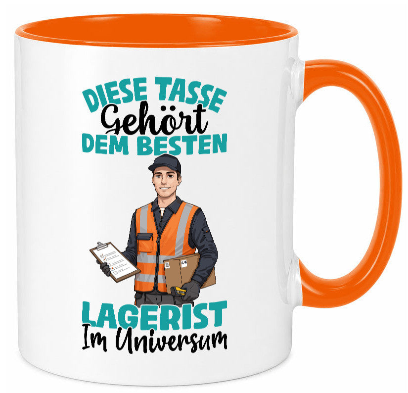 Im Universum: Lagerist | Lageristen Lager Arbeiter lustig Arbeit Kollegen Büro Tasse
