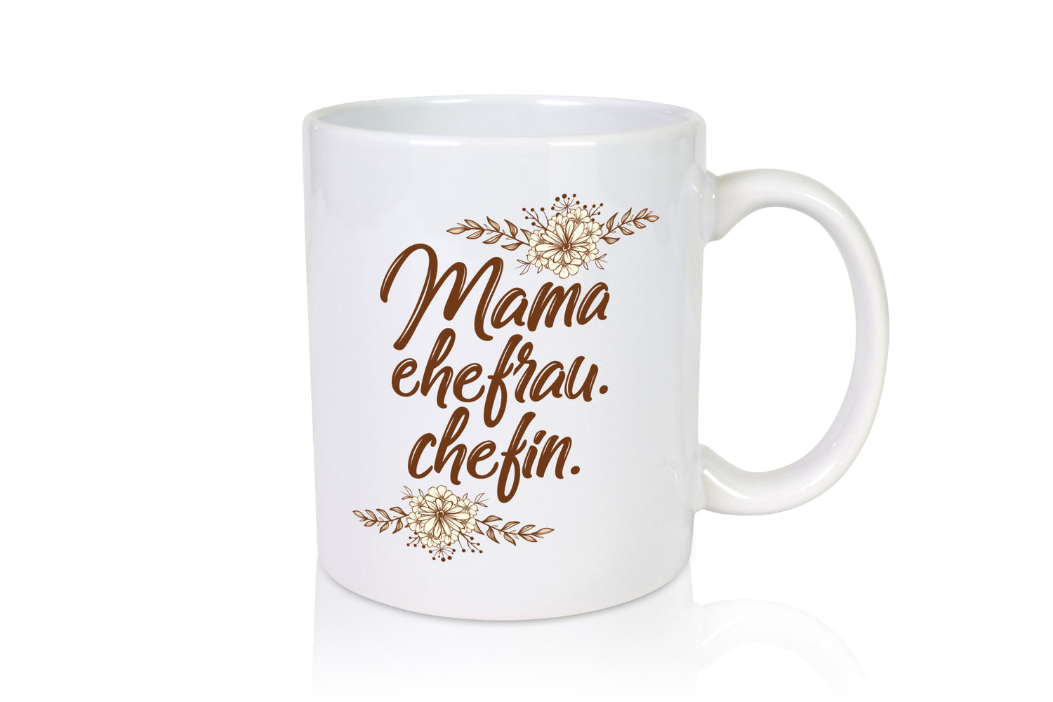Mama Ehefrau Chefin | ist der Boss Beste Humor Familie Geschenkidee Tasse