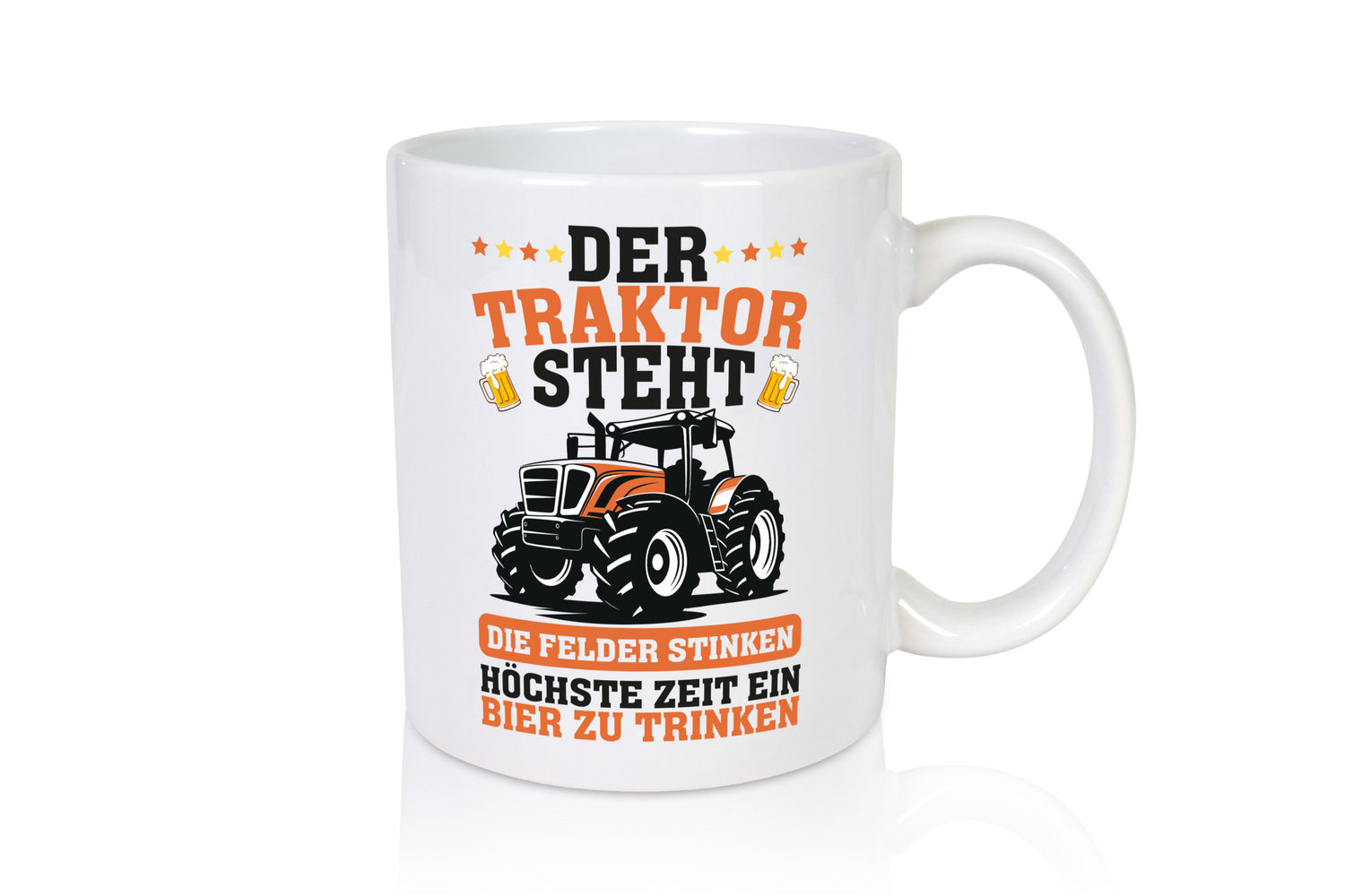 Der traktor steht | Felder Stinken Bier trinken Bauer lustiger Spruch Geschenk