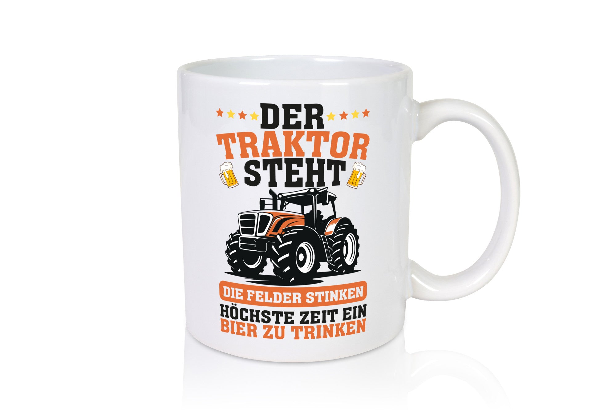 Der traktor steht | Felder Stinken Bier trinken Bauer lustiger Spruch Geschenk