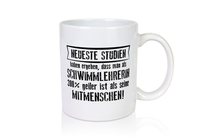 Neuste Studien: Schwimmlehrerin | schwimmen Lehrer Sport Humor Geschenkidee