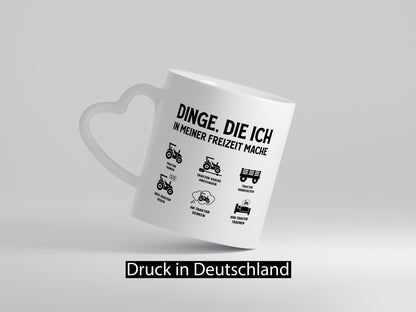 Dinge die ich in meiner Freizeit mache | Tracktor Trecker Geschenkidee Humor