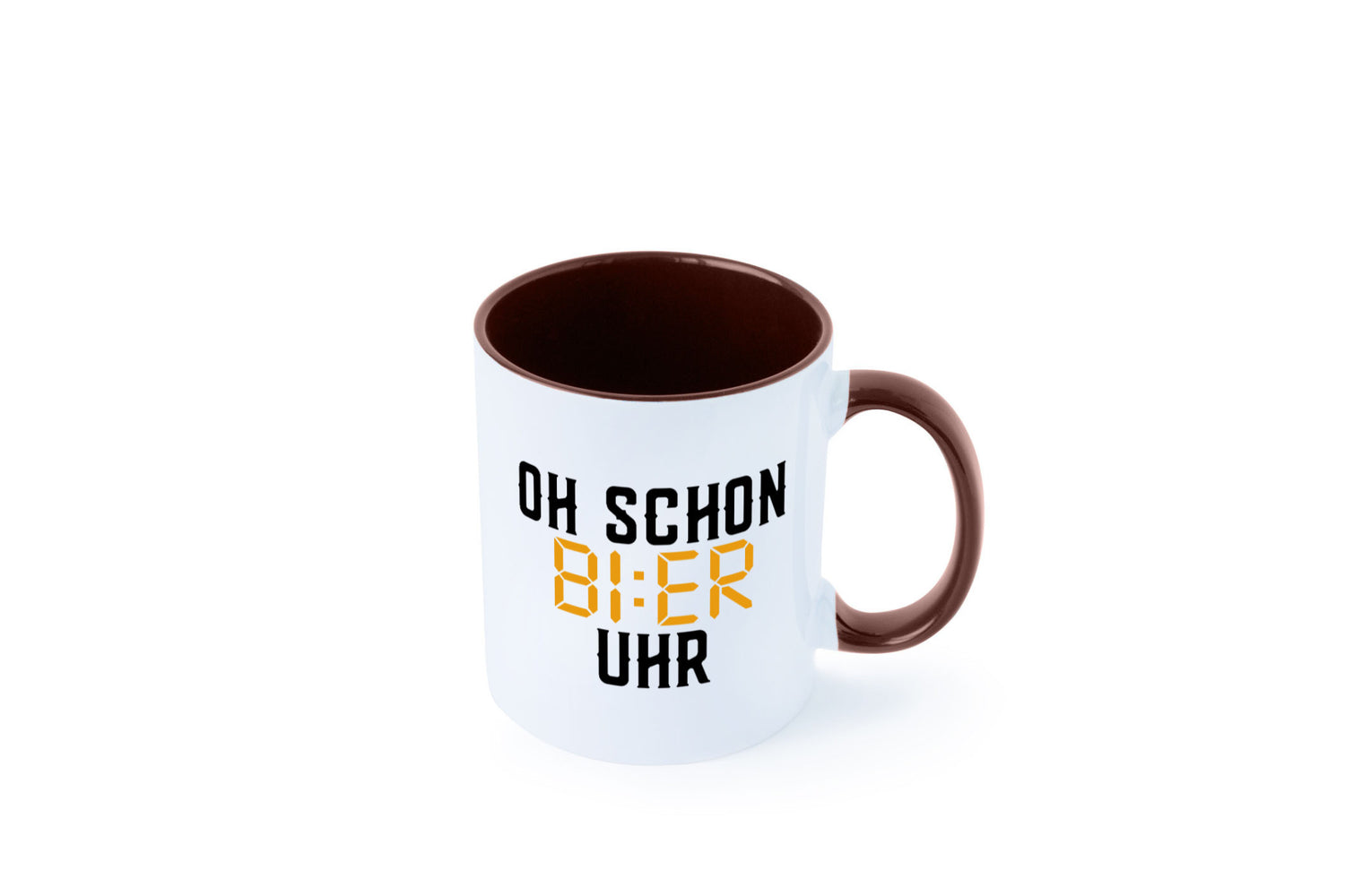 Oh schon Bier Uhr | Biertrinker Party Feiern Pils Humor Geschenkidee Tasse