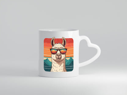 Alpaka Vintage | Lama Kamel Geschenk Humor Geschenkidee lustiger Spruch Tasse
