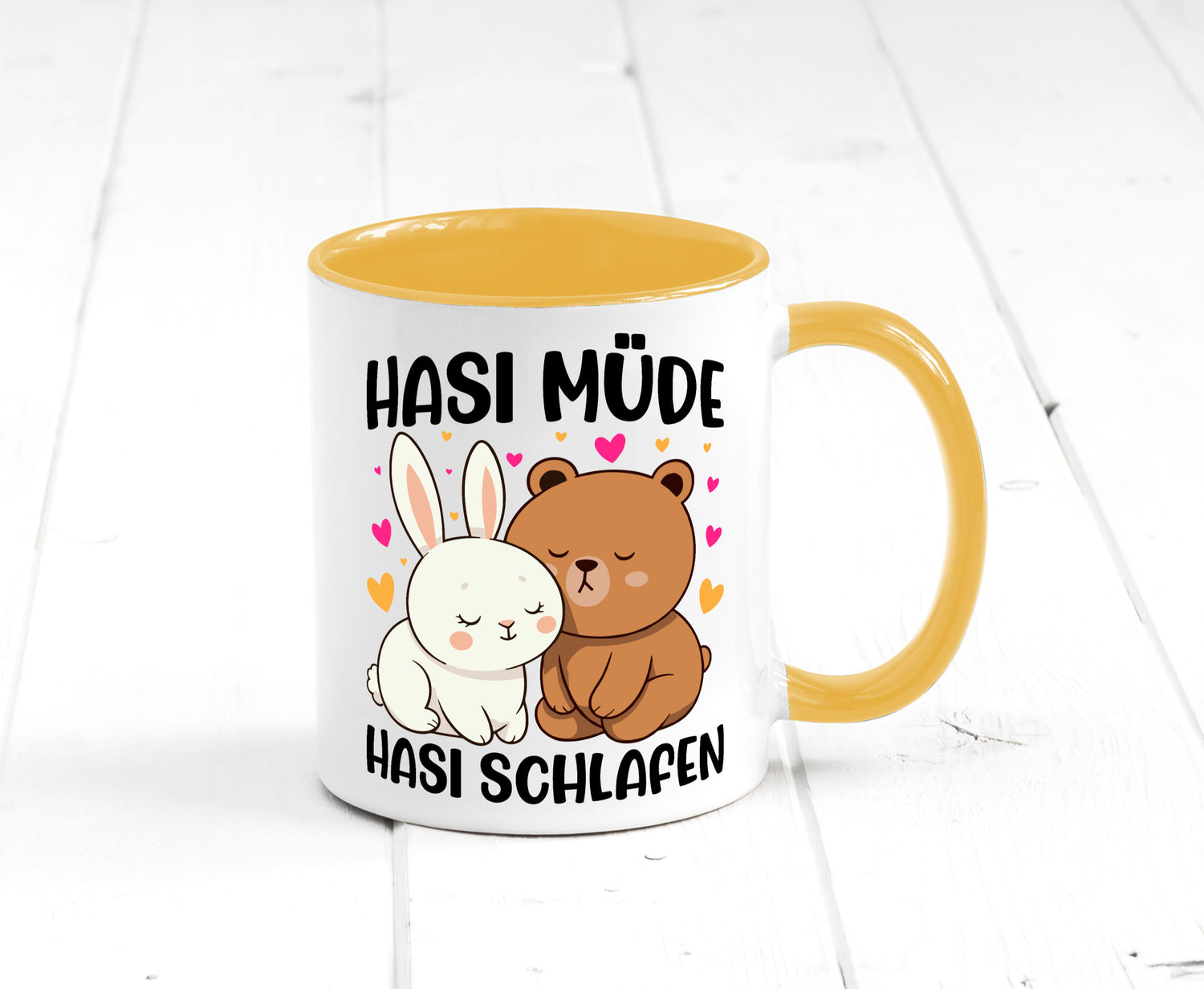 Hasi Müde | schlafen Kaninchen Häschen v2 lustiger Spruch Geschenk Humor