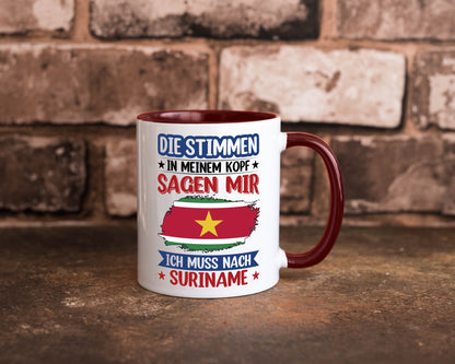 Suriname | Urlaub Stimmen in meinem Kopf Traumland v2 Geschenk Humor