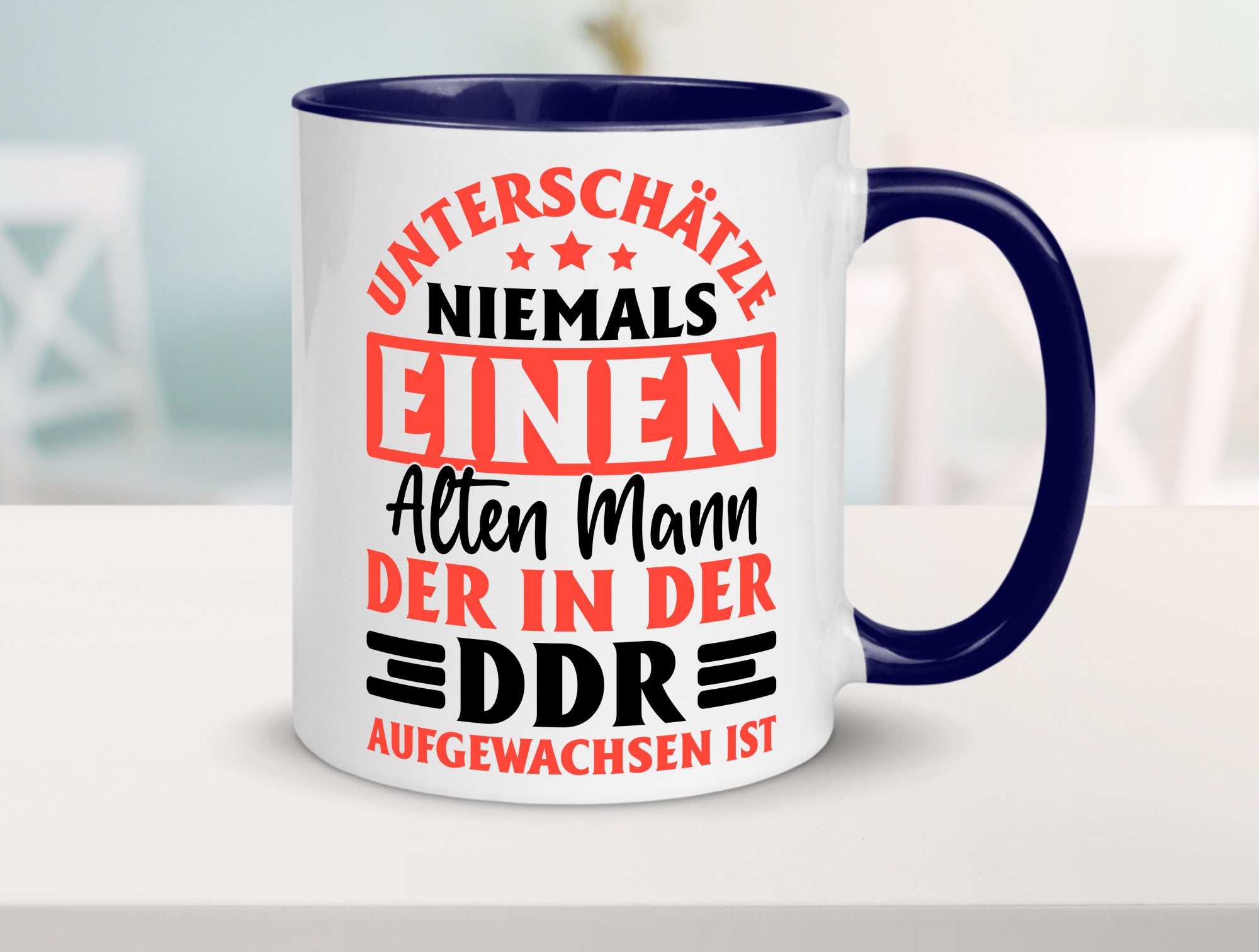 DDR Männer | Ostdeutschland Opa Ossi Vatertag vl9 lustiger Spruch Geschenk