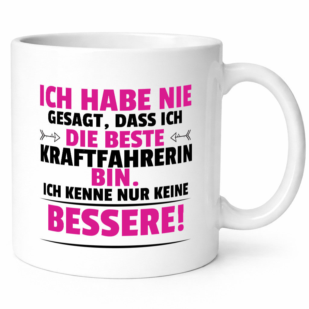 Die Beste Kraftfahrerin | Lastwagen LKW Fahrerin lustiger Spruch Geschenk Humor