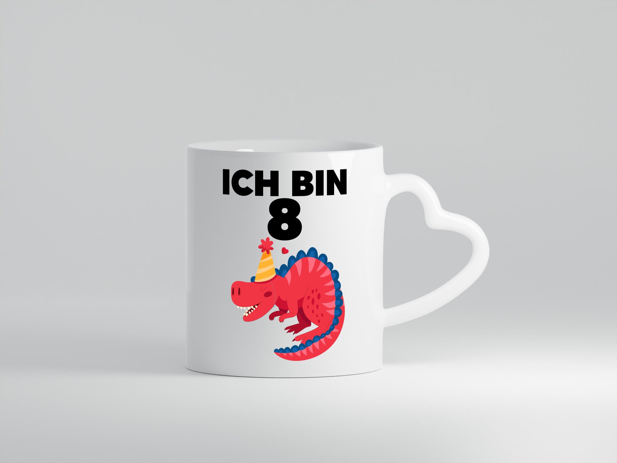 8. Geburtstag | Dino Dinosaurier 8 Jahre lustig Geschenkidee Geschenk Tasse