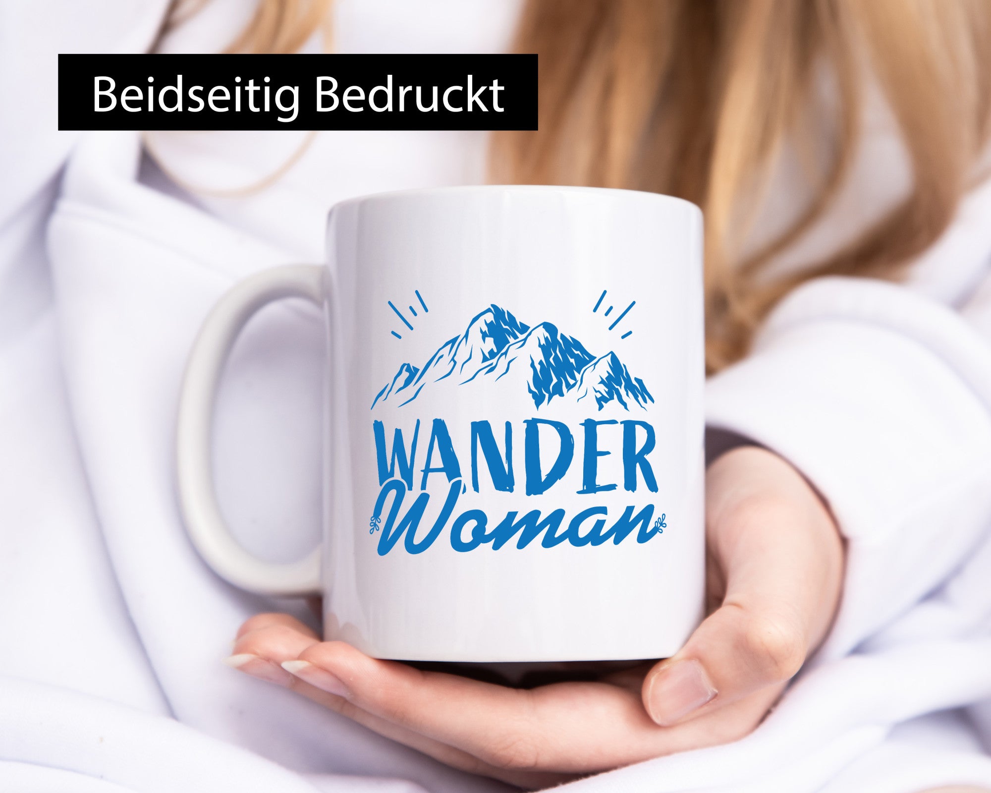 Wander Woman | Berge Geschenkidee Familie Humor Tasse
