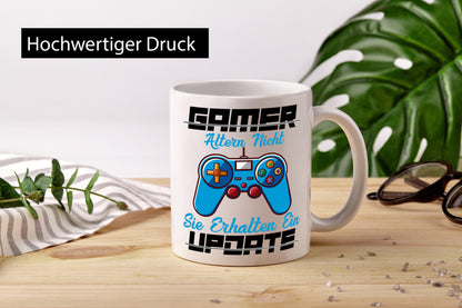 Games altern nicht | Geburtstag Zocker Gaming lustig Geschenkidee Geschenk Tasse