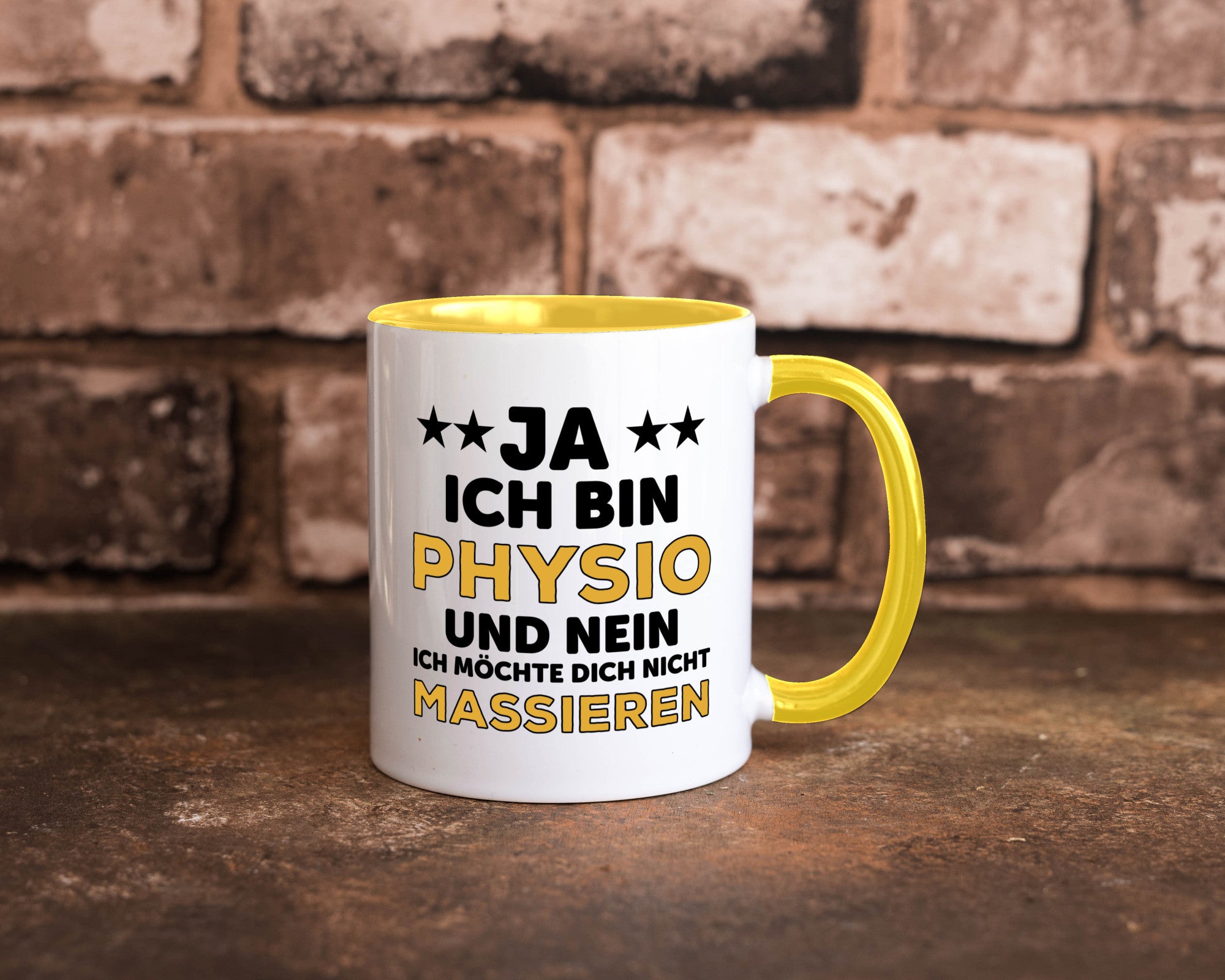 Ich bin Physio | lustige Spruch Tasse Physiotherapeut Geschenkidee Humor