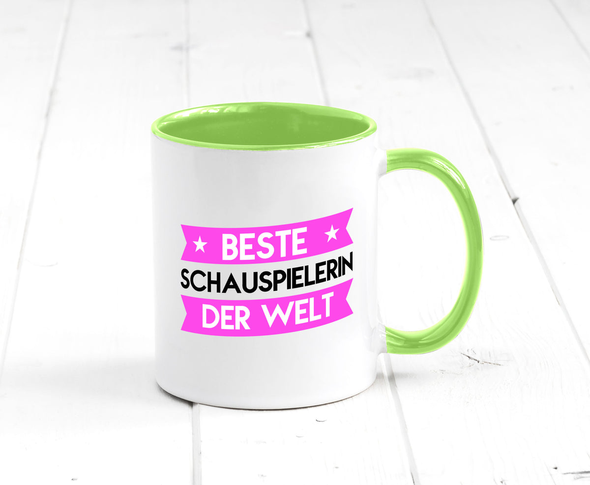 Beste Schauspielerin | Theater lustiger Spruch Geschenk Humor Geschenkidee Tasse