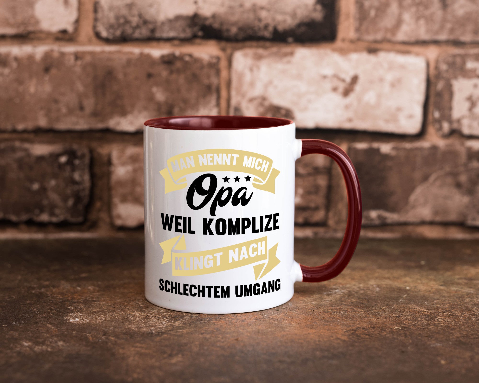Man nennt mich Opa | Bester der Welt Humor Familie Geschenkidee Tasse