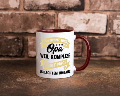 Man nennt mich Opa | Bester der Welt Humor Familie Geschenkidee Tasse