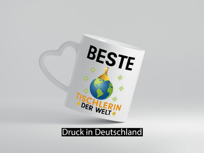 Welt Beste Tischlerin | Tischlerei Geschenkidee Humor Tasse