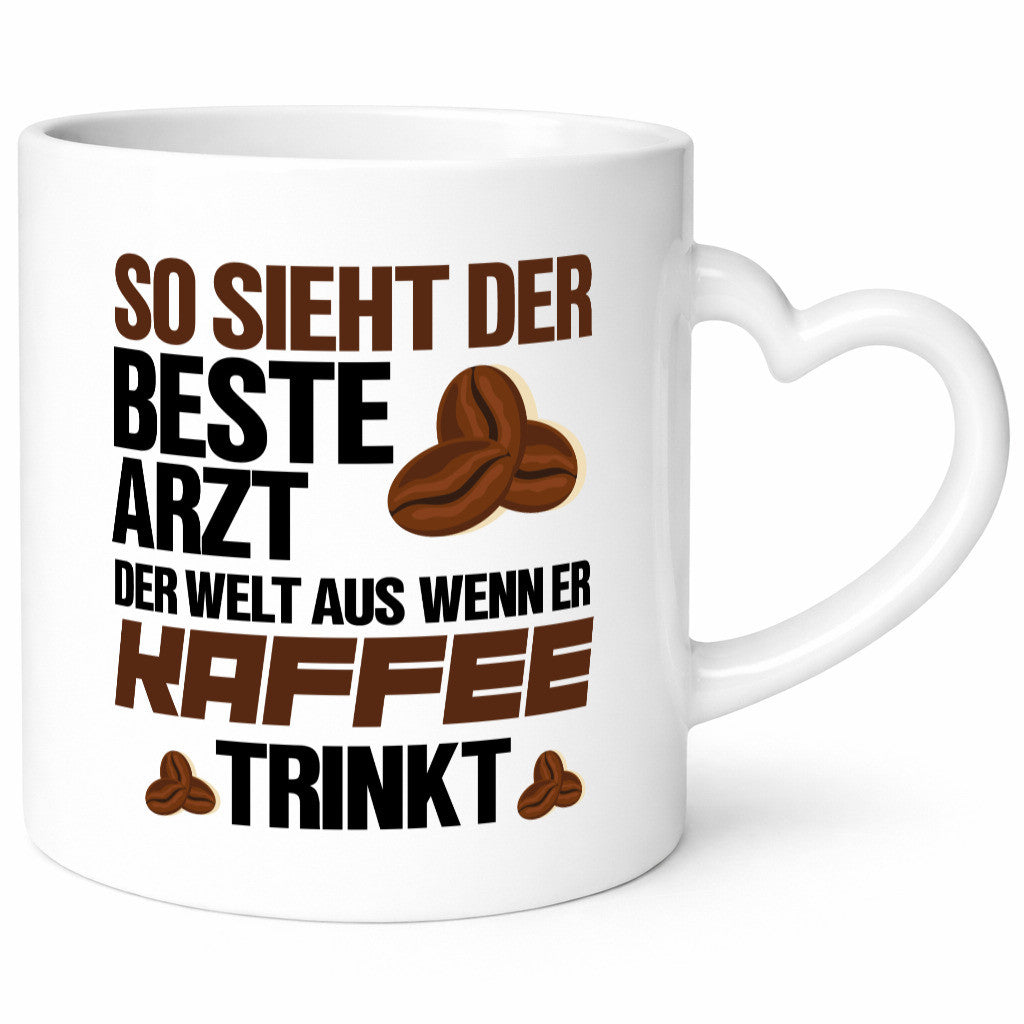 Bester Arzt | Kaffeetrinker Tasse lustiger Spruch Geschenkidee Humor
