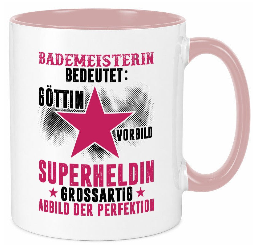 Bedeutung von Bademeisterin | Schwimmmeisterin lustiger Spruch Geschenk Humor Tasse