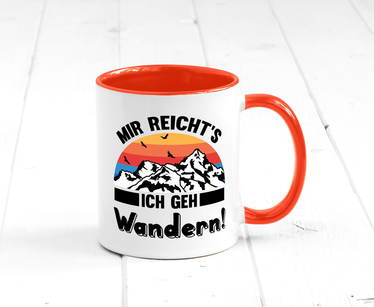 Mir reichts ich geh Wandern | Berge Laufen Natur Humor Geschenkidee Tasse