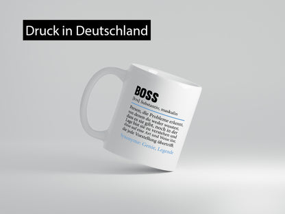 Boss | Chef Führungskraft Vorgesetzter Geschenk Arbeit Kollegen Büro lustiger