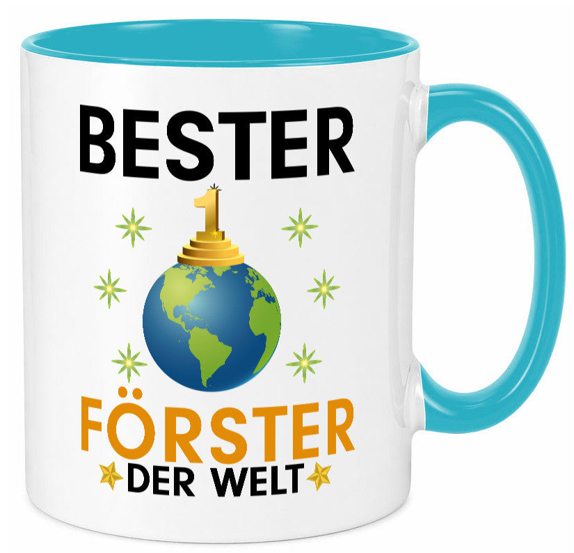 Welt Bester Förster | Forst Arbeit Geschenk Kollegen Büro lustiger Spruch Tasse