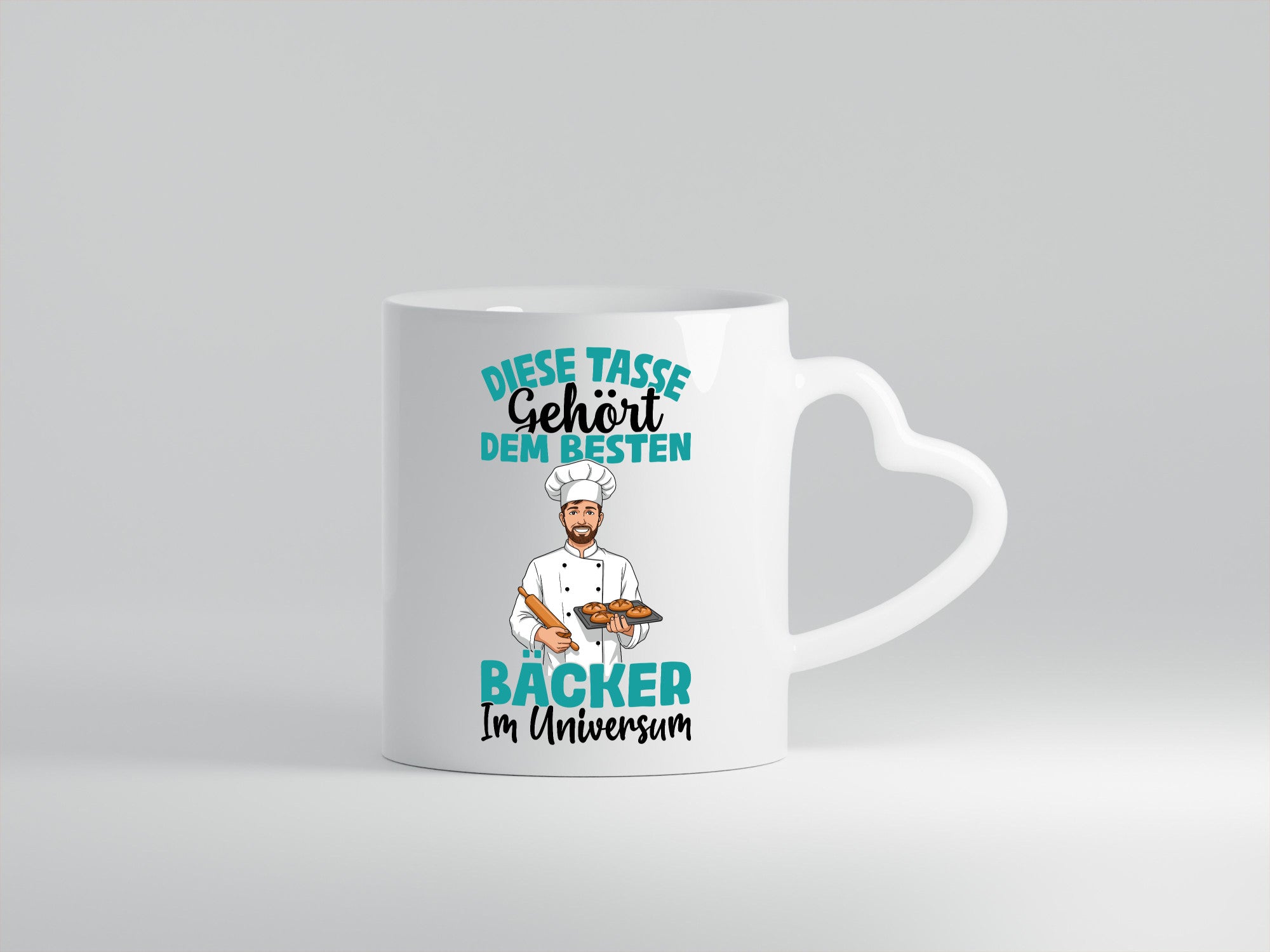 Im Universum: Bäcker | Bäckerei Backen Konditor Humor Geschenkidee Tasse