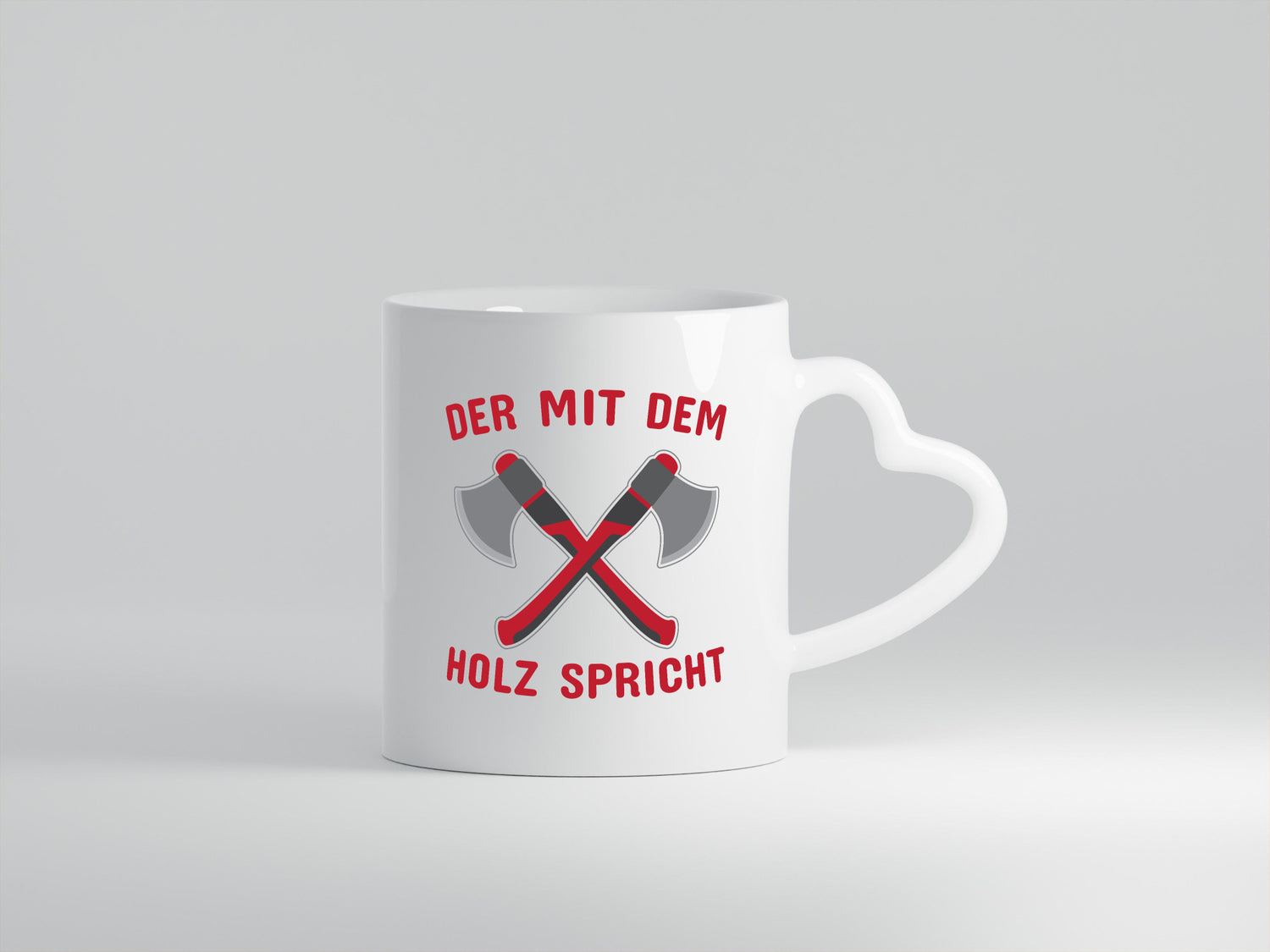Der mit dem Holz | Schreiner Tasse Schreinerei Geschenkidee Humor