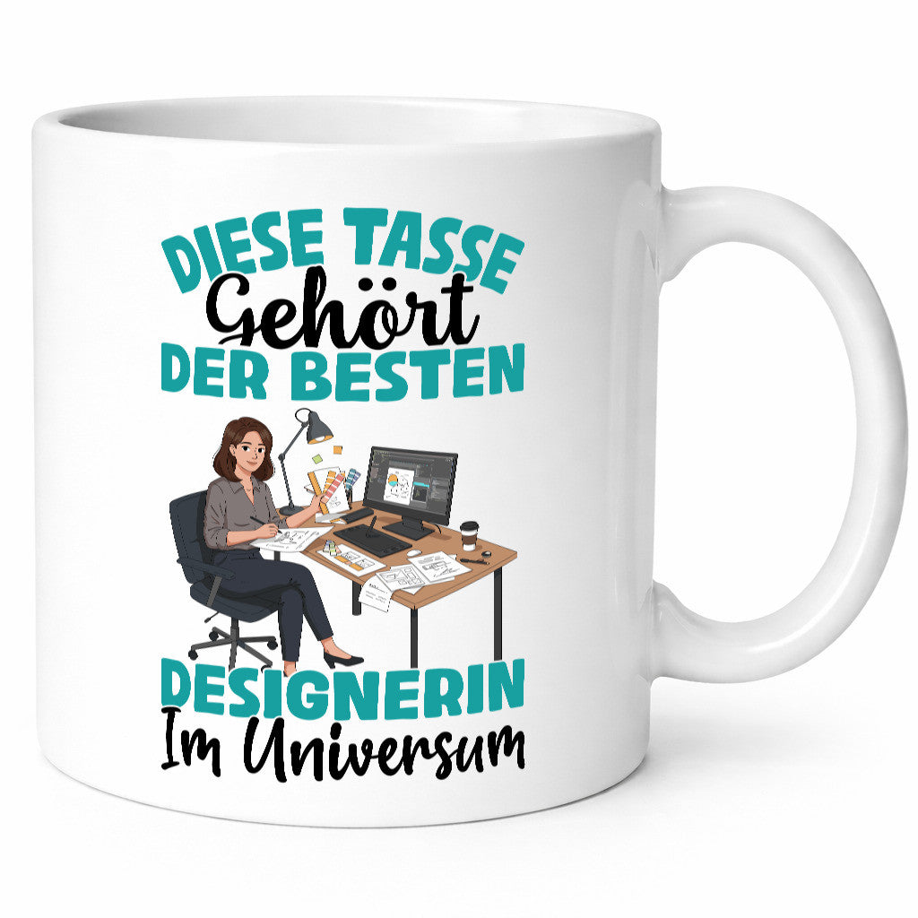 Im Universum: Designerin | Mode Geschenk Humor Geschenkidee lustiger Spruch