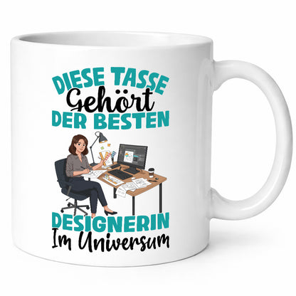 Im Universum: Designerin | Mode Geschenk Humor Geschenkidee lustiger Spruch