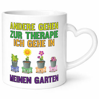 Andere gehen zur Therapie ich gehe in meinen Garten lustiger Spruch Geschenk