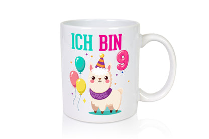 9. Geburtstag | 9 Jahre Lama Alpaka Humor Geschenkidee Tasse