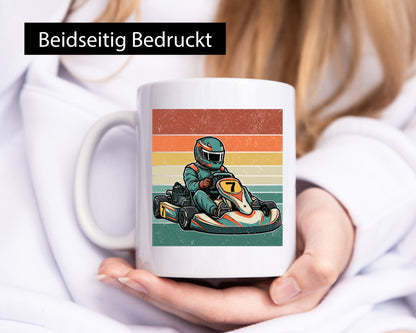 Cooles Go Kart | Retro lustiger Spruch Geschenk Humor Geschenkidee Tasse