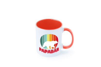 Papabär | Papa Tasse Vater Vatertag Bär lustiger Spruch Geschenk Familie