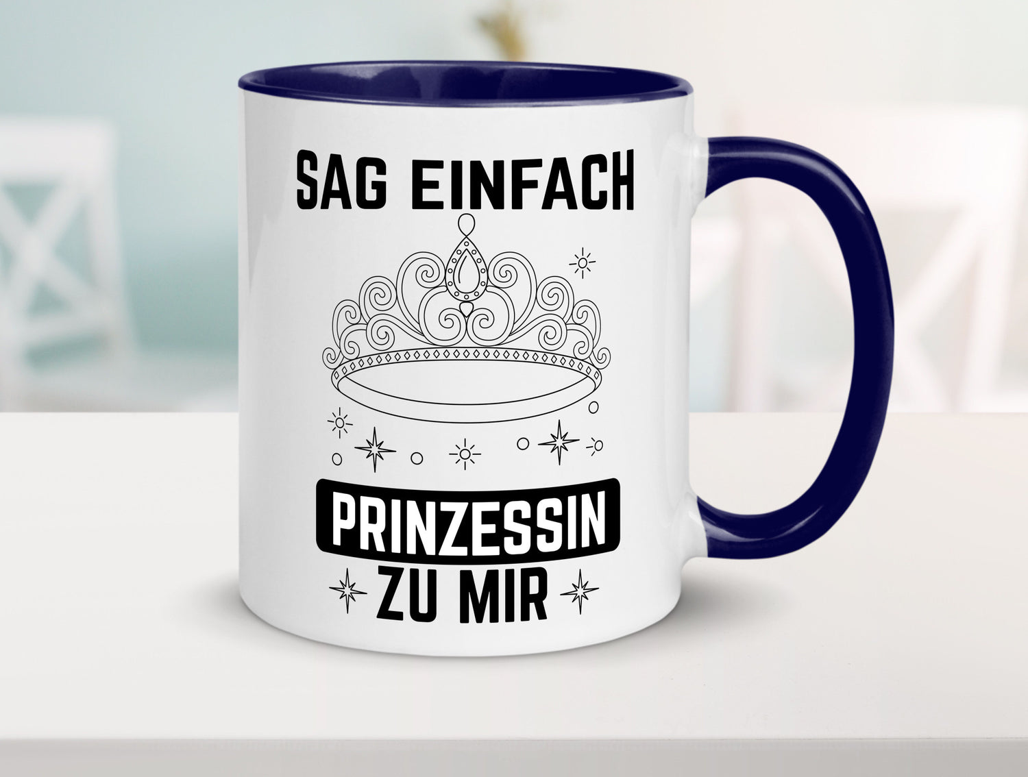 Sag einfach Prinzessin zu mir | Eure Meijestät Geschenkidee Humor Tasse