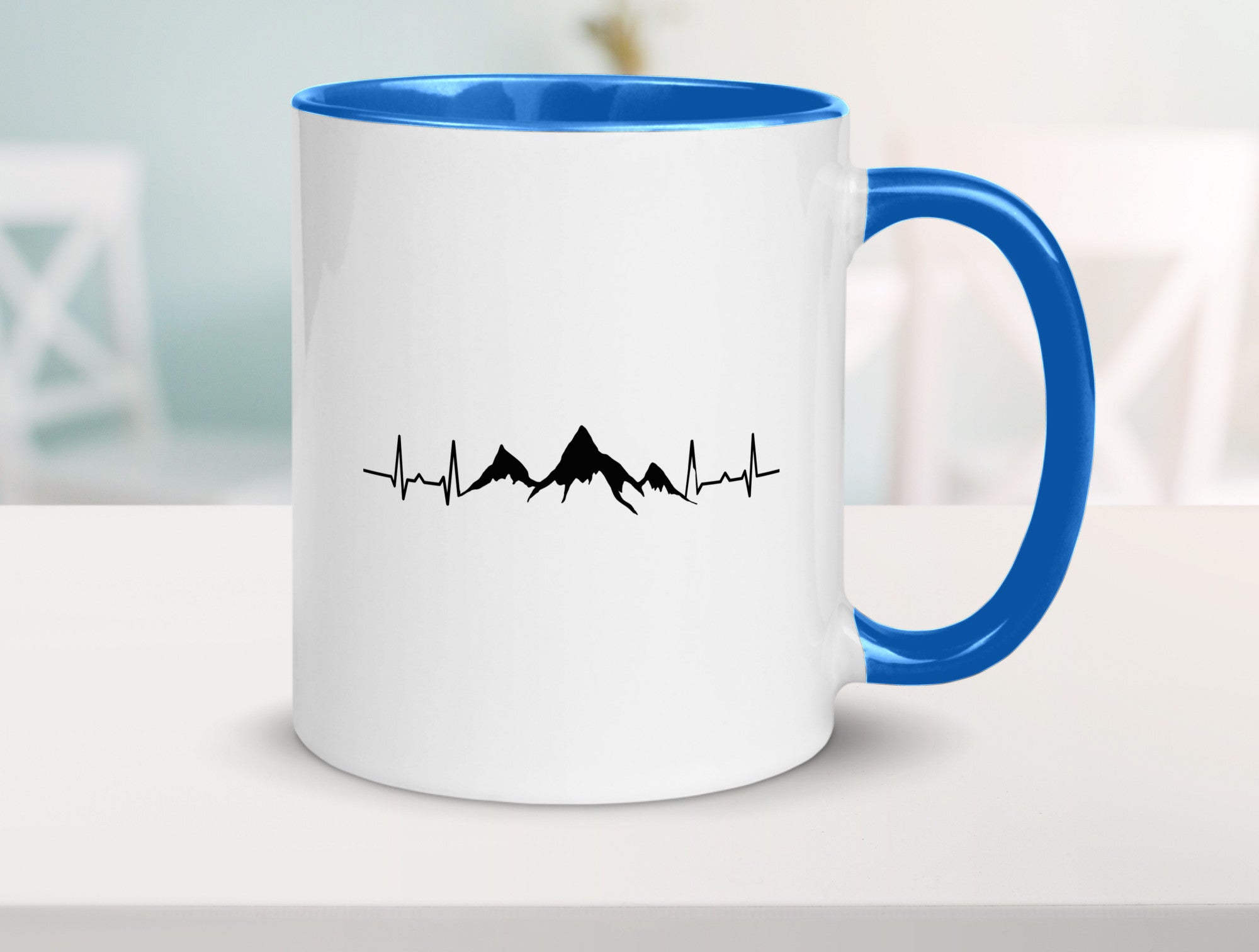 Berge Motiv | Alpen Skifahren Skiurlaub Apres Ski Geschenkidee Humor Tasse