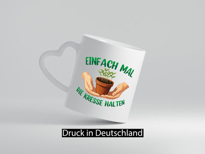 Einfach mal die Kresse halten | Garten v2 Geschenk Humor Geschenkidee lustiger