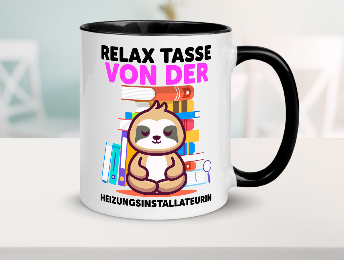 Relax Tasse: Heizungsinstallateurin | Heizung lustig Humor Geschenkidee