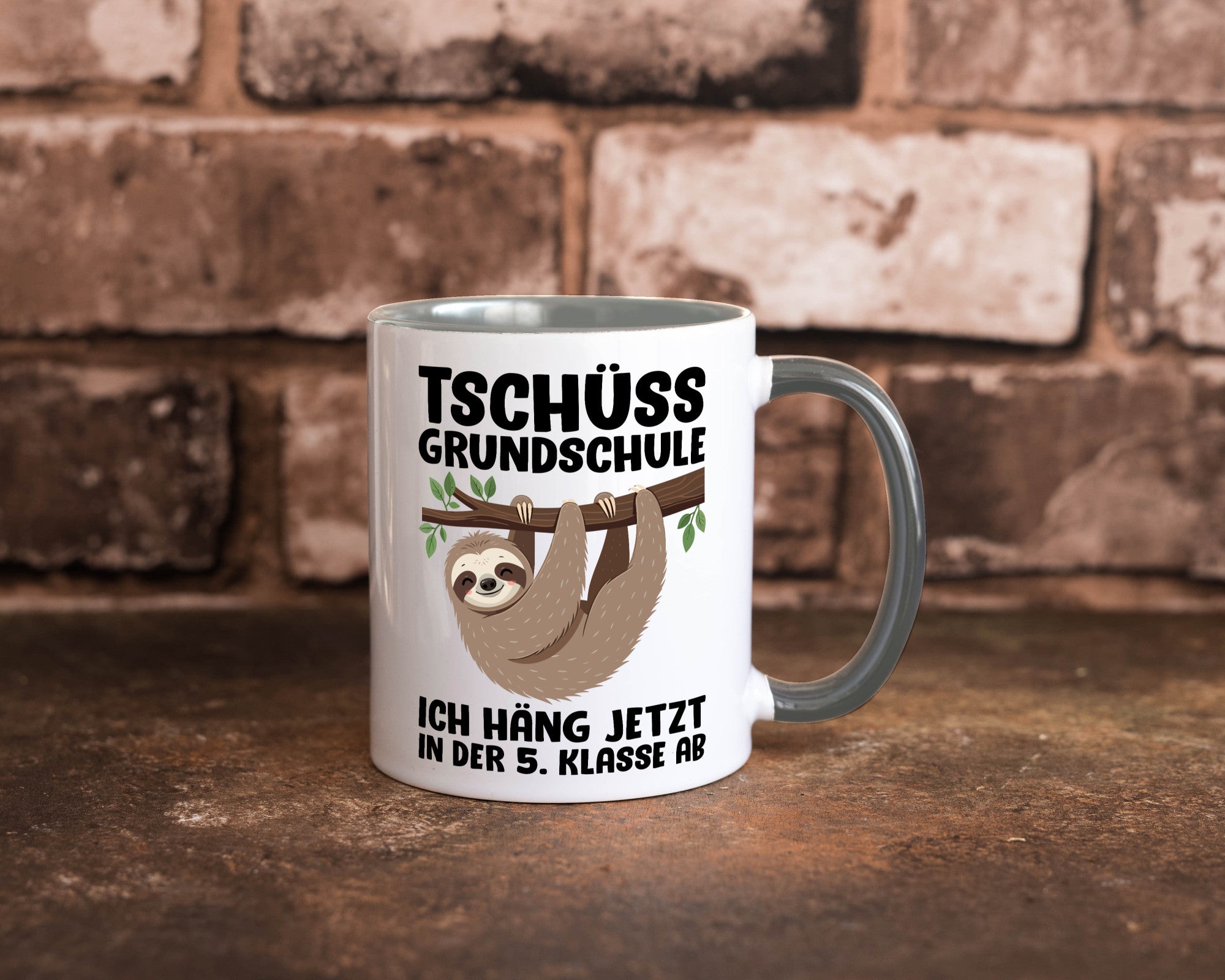 Tschüss Grundschule ich häng jetzt in der 5. Klasse ab Humor Geschenkidee Tasse