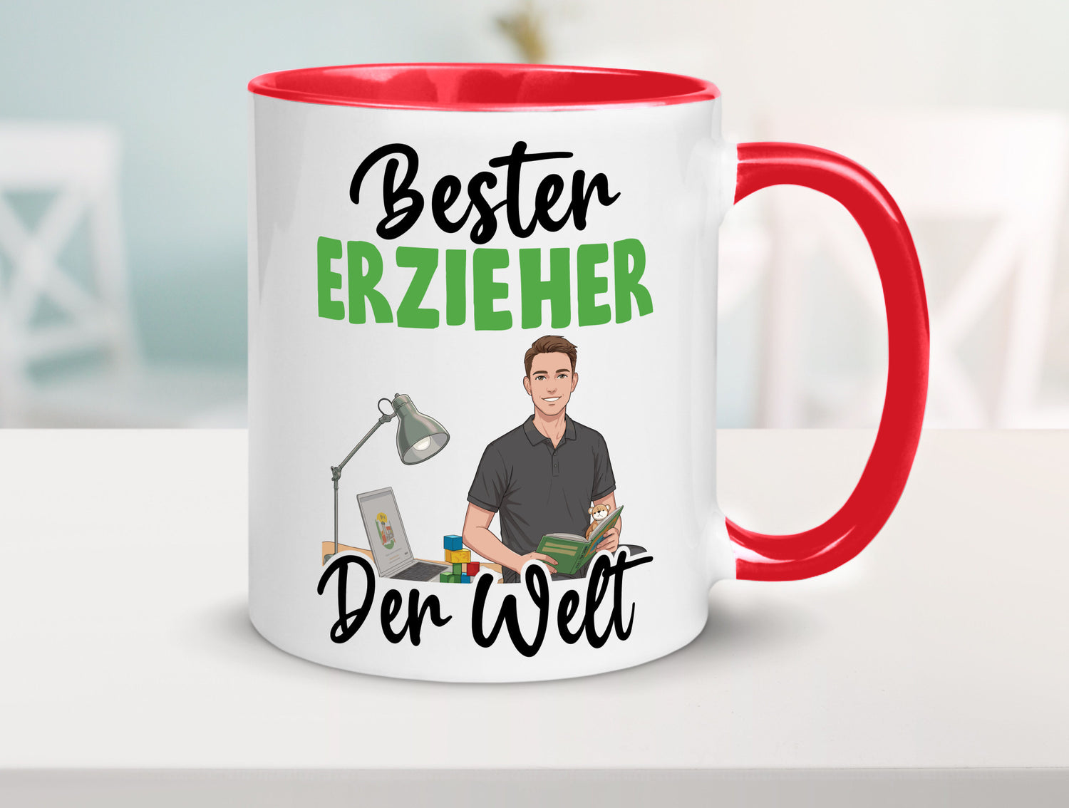 Bester Erzieher | Pädagoge Schule v2 Geschenk Humor Geschenkidee lustiger