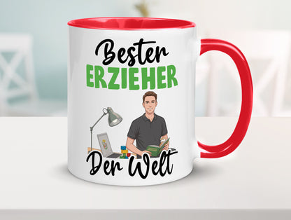 Bester Erzieher | Pädagoge Schule v2 Geschenk Humor Geschenkidee lustiger