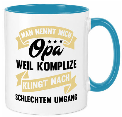 Man nennt mich Opa | Bester der Welt Humor Familie Geschenkidee Tasse