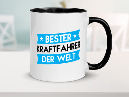Bester Kraftfahrer | Lastwagen LKW Fahrer Geschenk Humor Geschenkidee lustiger Tasse