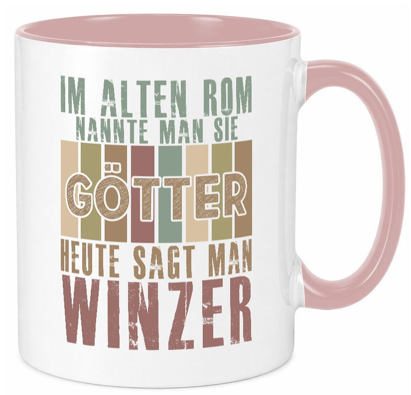 Heute sagt man: Winzer | Weinbauer Wein lustiger Spruch Geschenk Humor Tasse