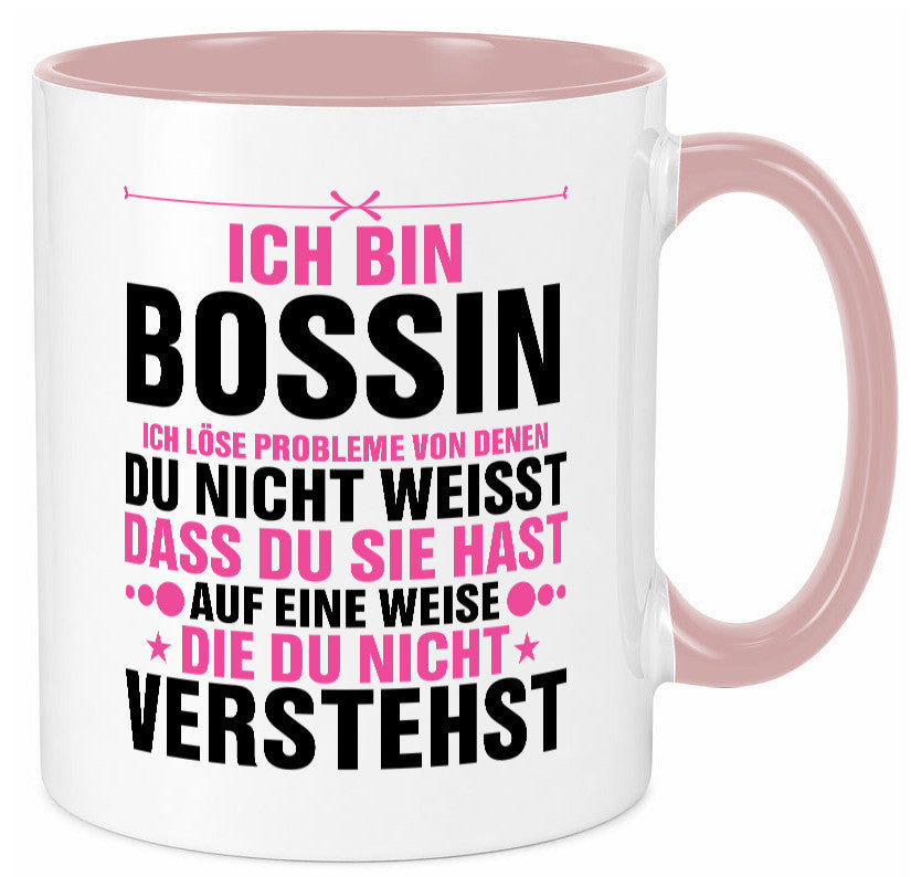 Löse Probleme: Bossin | Führungskraft Vorgesetzte lustig Humor Geschenkidee