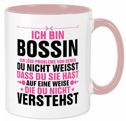Löse Probleme: Bossin | Führungskraft Vorgesetzte lustig Humor Geschenkidee