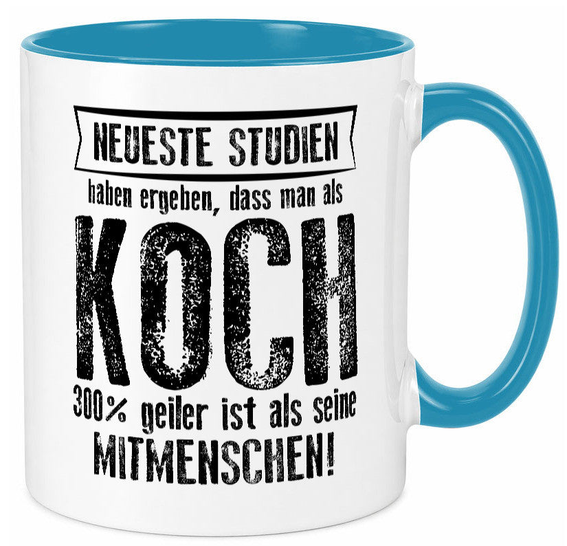 Neuste Studien: Koch | Chefkoch Humor Arbeit Kollegen Büro Geschenkidee Tasse