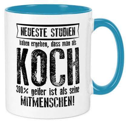 Neuste Studien: Koch | Chefkoch Humor Arbeit Kollegen Büro Geschenkidee Tasse