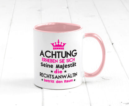 Seine Majestät Rechtsanwältin | Jurstin Anwältin Humor Geschenkidee Tasse