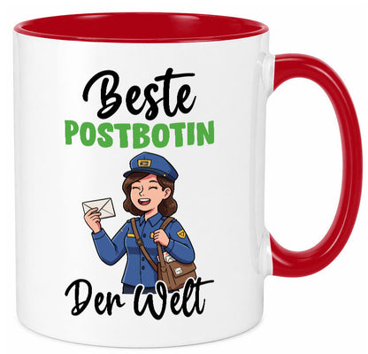 Beste Postbotin | Beruf Post Briefträger v2 lustig Arbeit Kollegen Büro