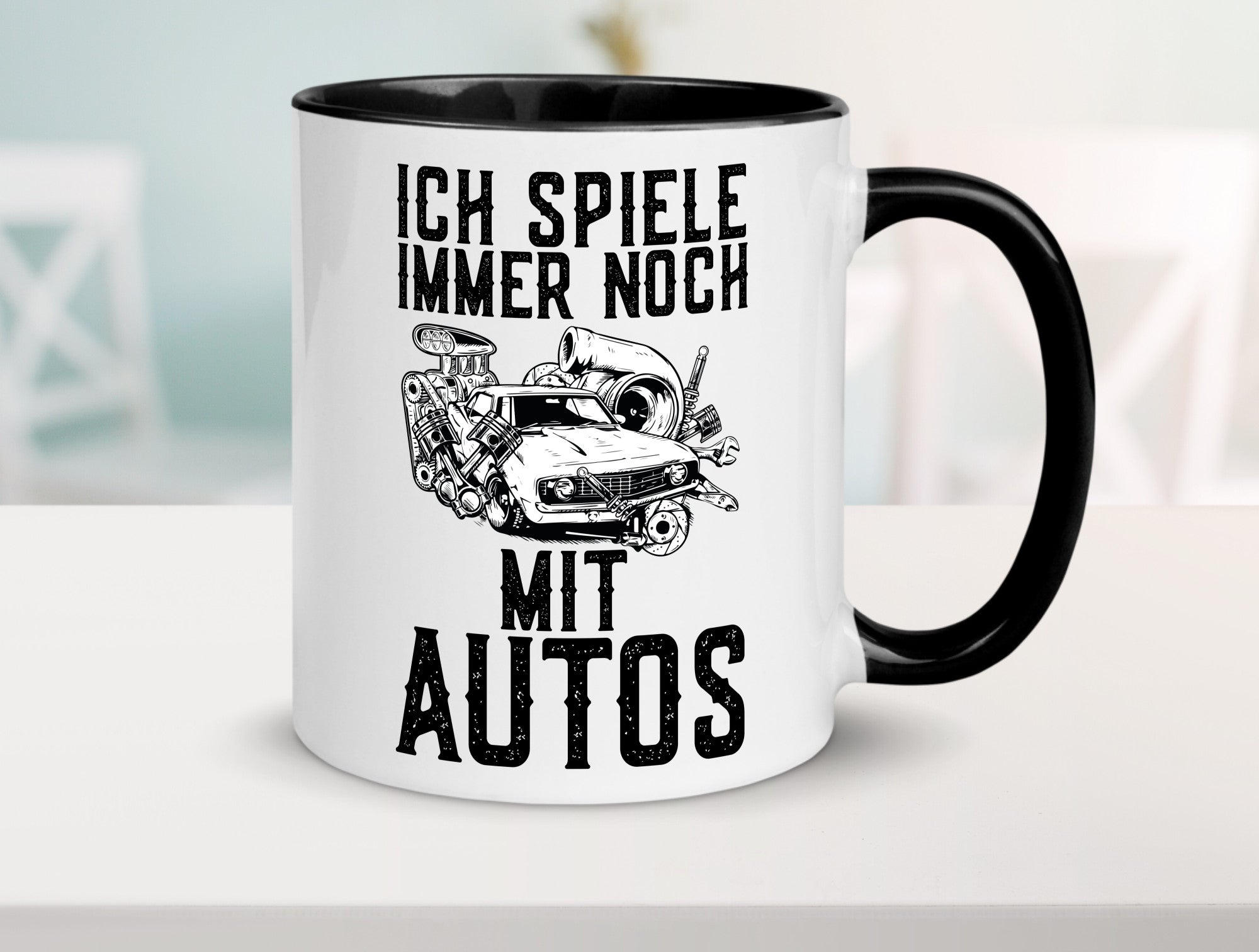 Spiele noch mit Autos | Werkstatt Werkzeug Mechaniker lustiger Spruch Geschenk